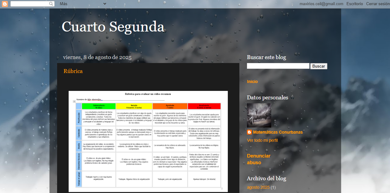 Cuarto Segunda